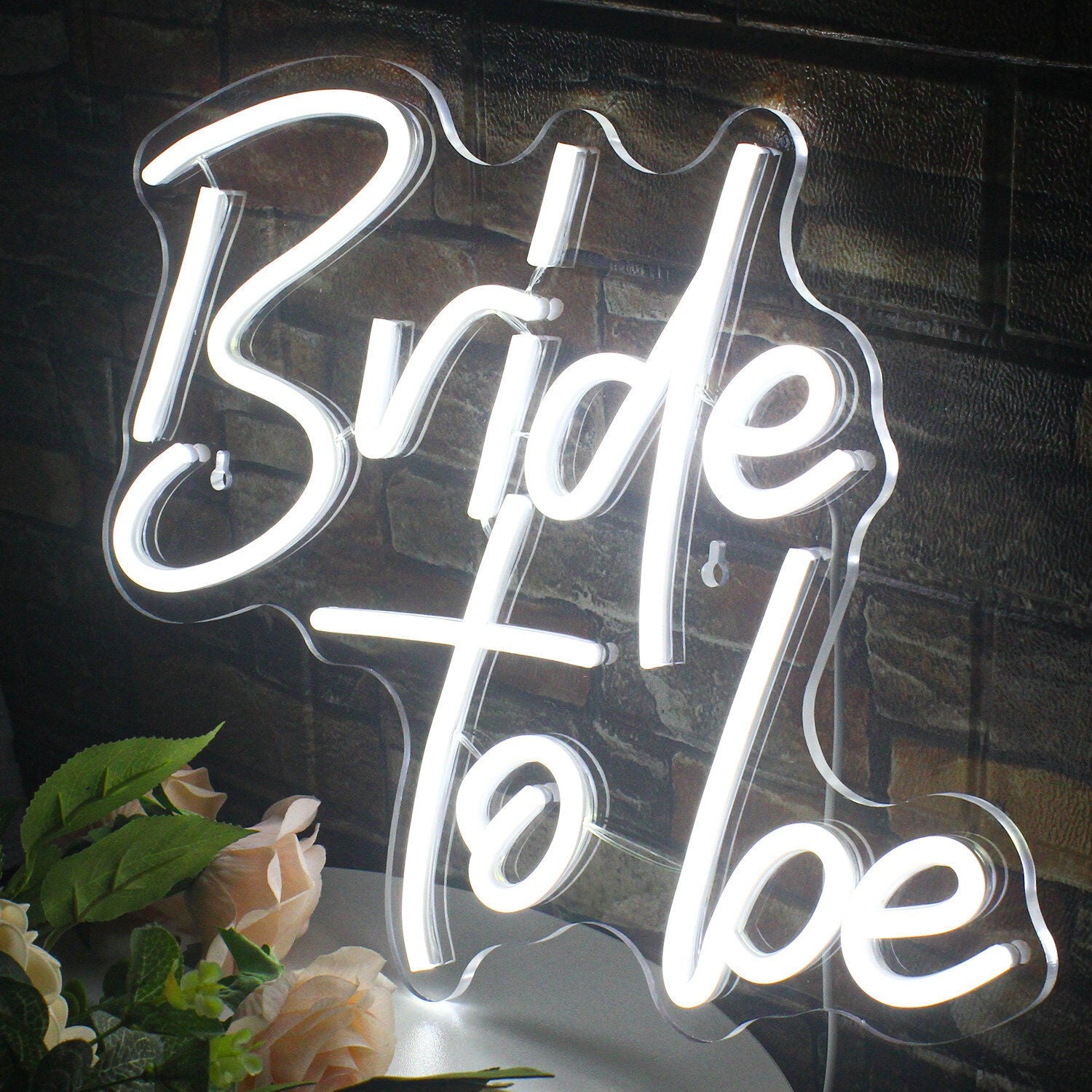 Wedding Neon Sign Bride to be image 1