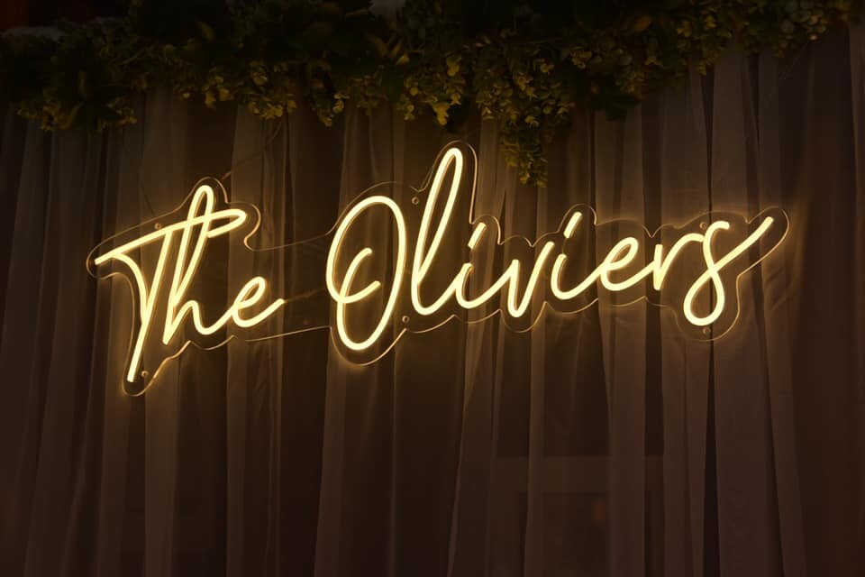 Custom Neon Sign Wedding Venue image 3
