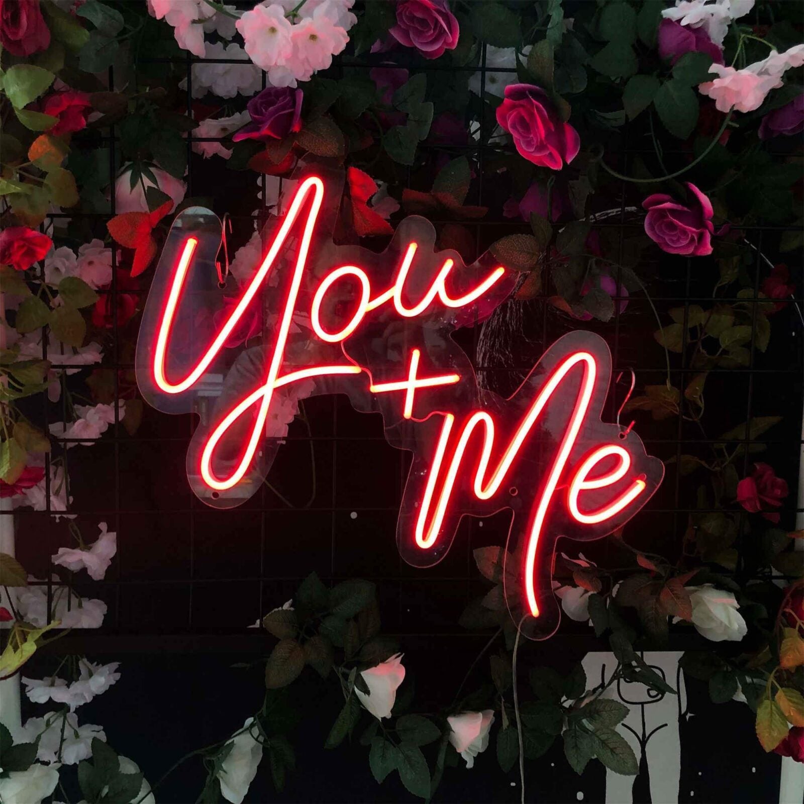 You+Me Neon Wedding Sign image 2