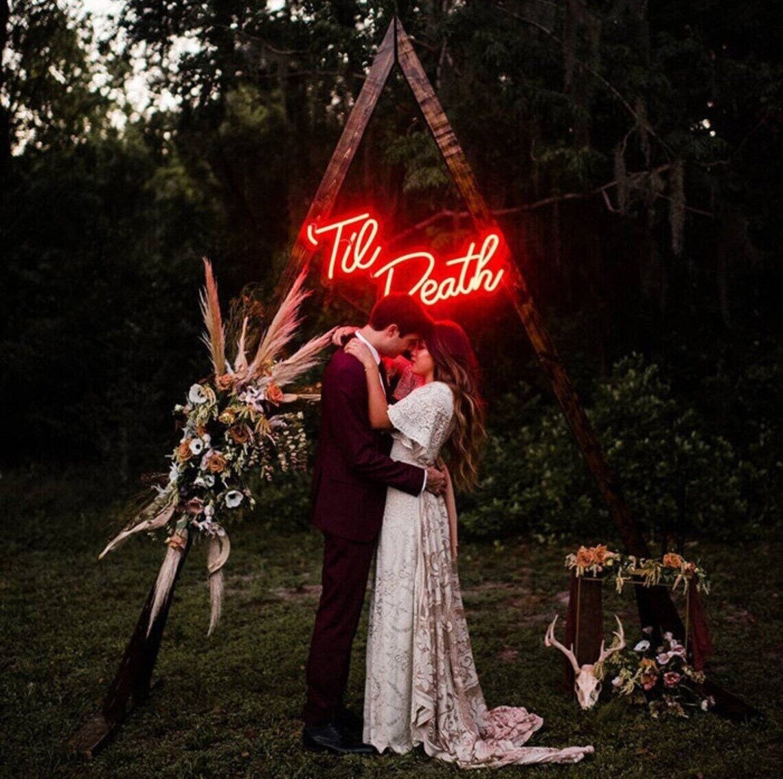 Til Death Neon Sign image 0