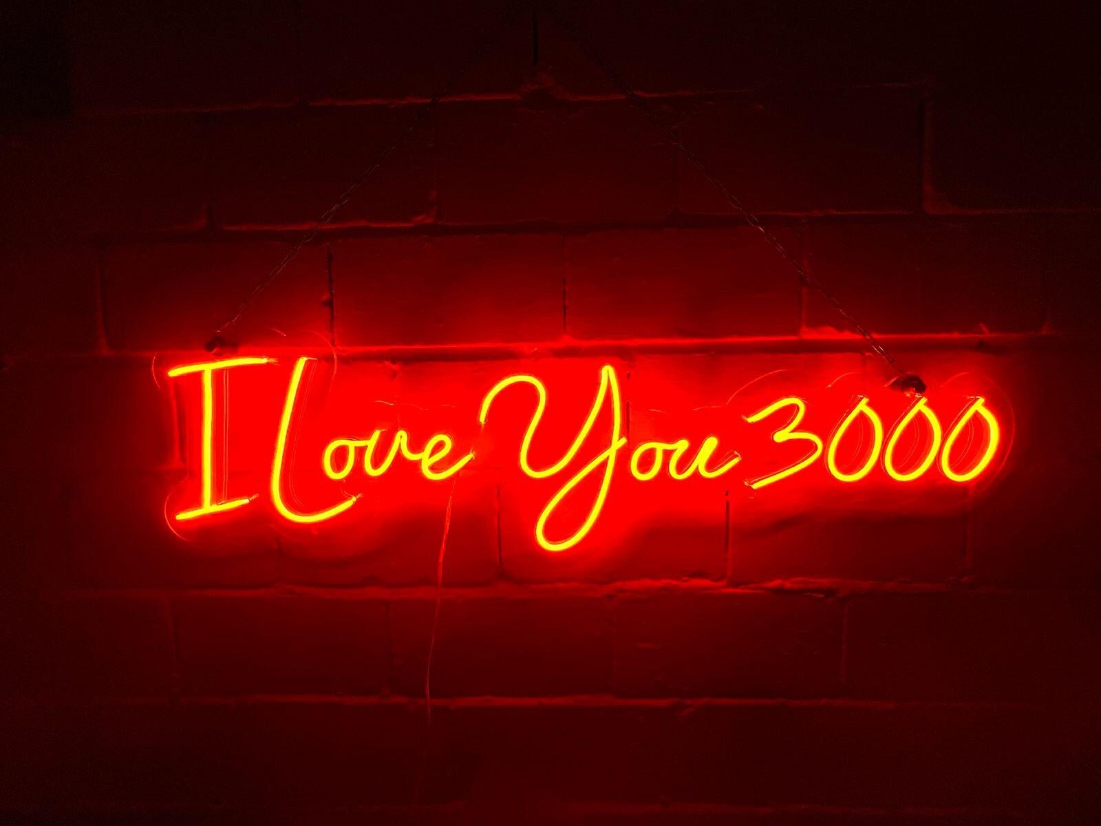 I Love You 3000 Neon Sign image 2