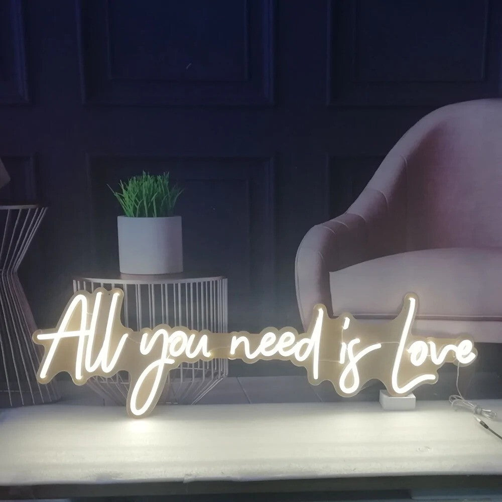 All you need is Love Neon Wedding Sign image 2