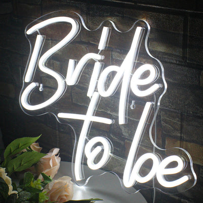 Wedding Neon Sign Bride to be image 1