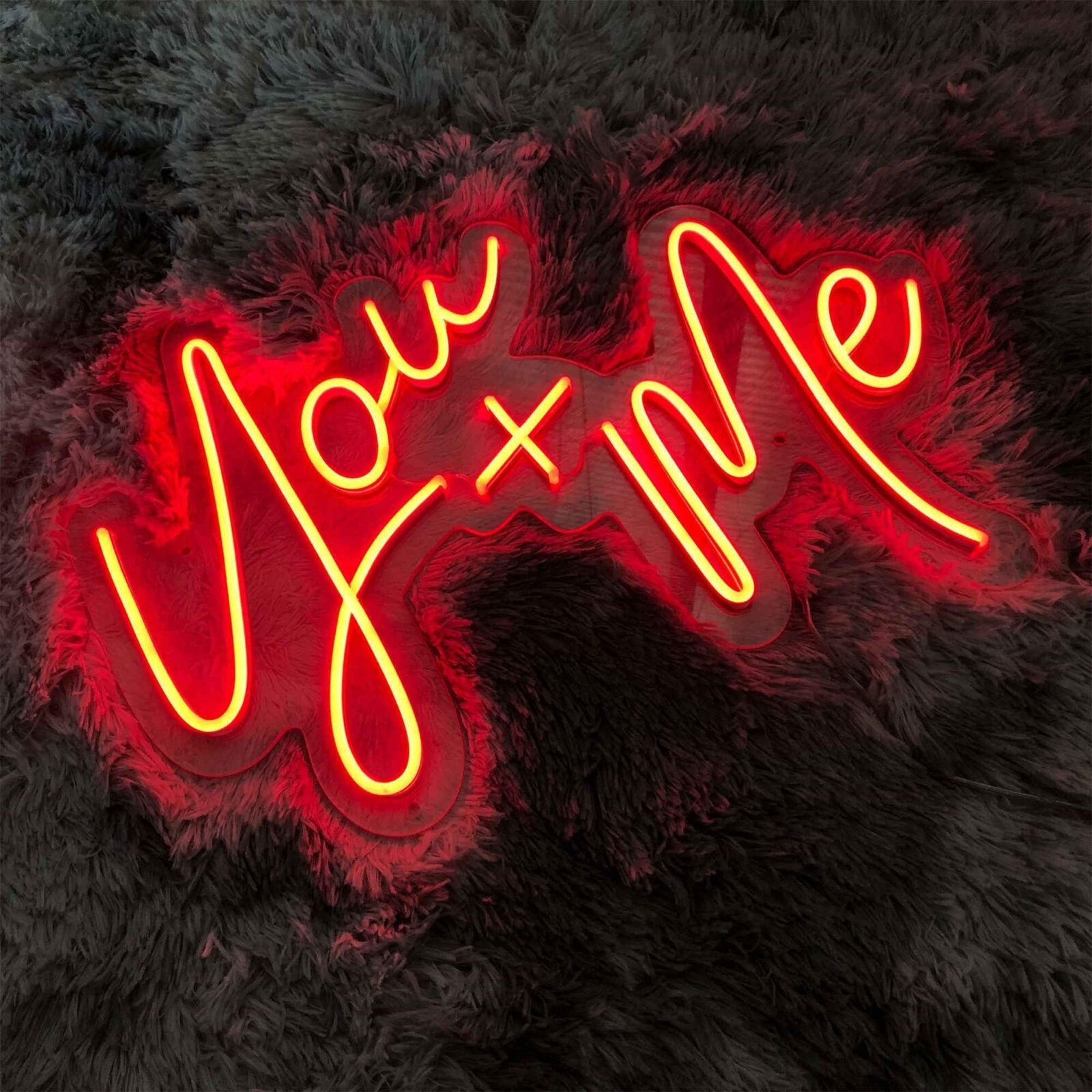 You+Me Neon Wedding Sign image 3