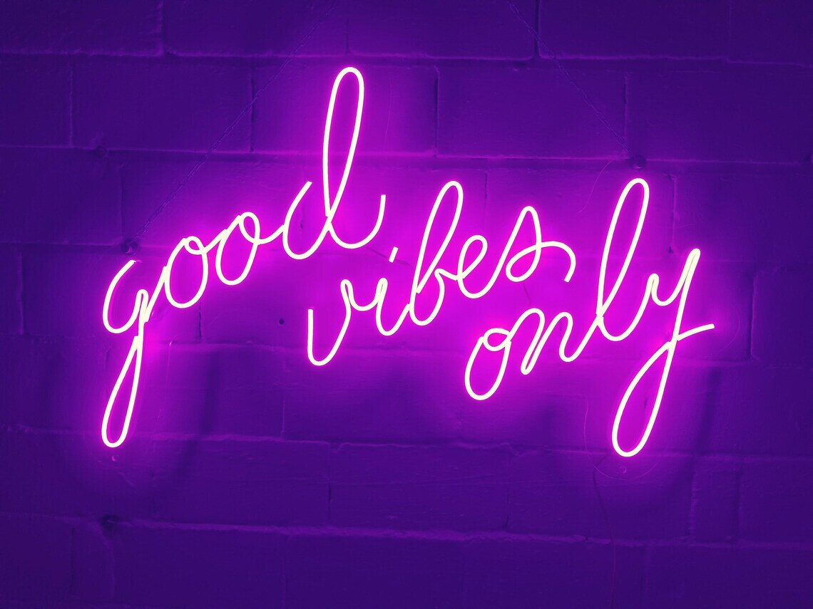 Good Vibes Only Neon image 0
