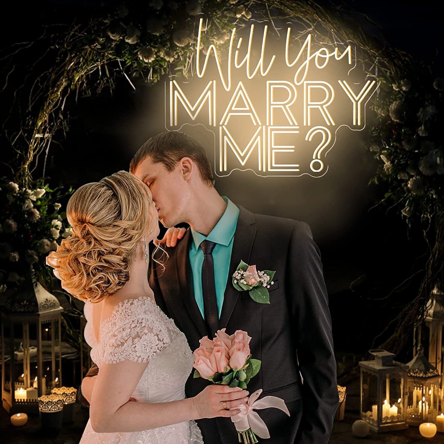 Will You Marry Me LED Neon Sign image 0