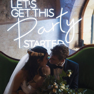 Let's Get This Party Started Neon Sign image 0