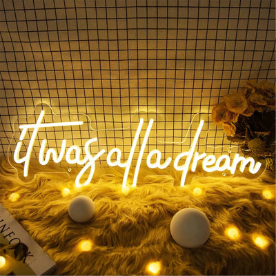 It was all a dream Wedding Neon Sign image 0