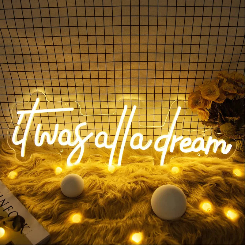 It was all a dream Wedding Neon Sign image 0
