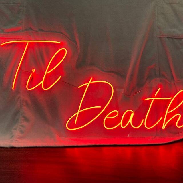Til Death Neon Sign image 3