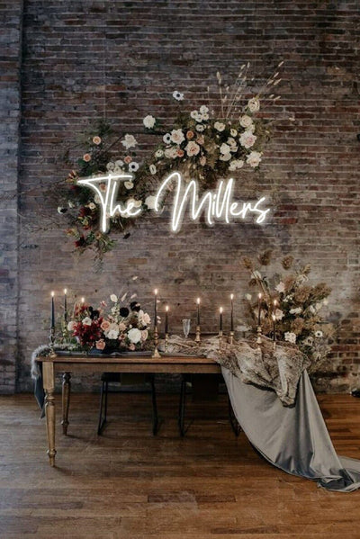 Custom Neon Sign Wedding Venue image 0
