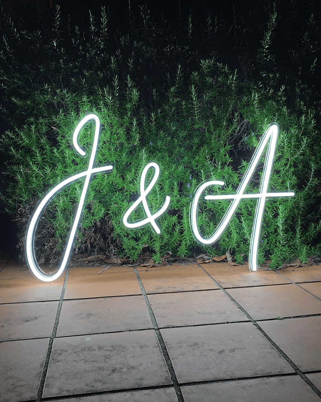 Initials Neon Sign image 1