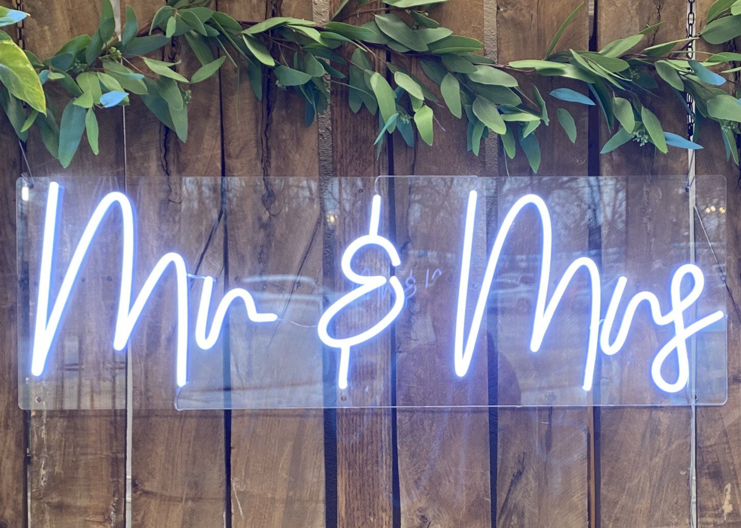 Mr and Mrs Wedding Neon Sign image 3