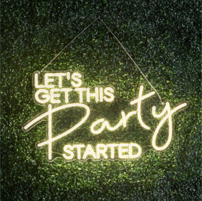 Let's Get This Party Started Neon Sign image 2