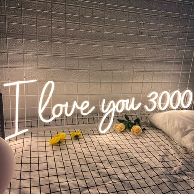 I Love You 3000 Neon Sign image 0