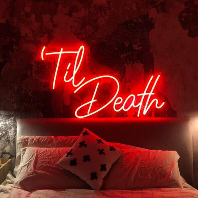 Til Death Neon Sign image 1