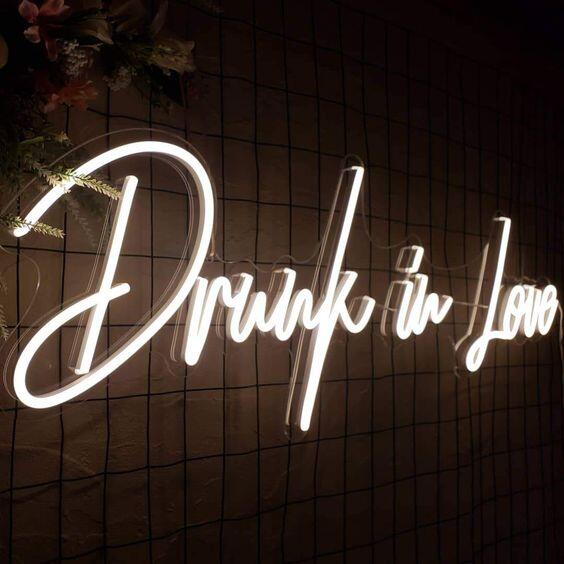 Drunk in Love Neon Sign image 0