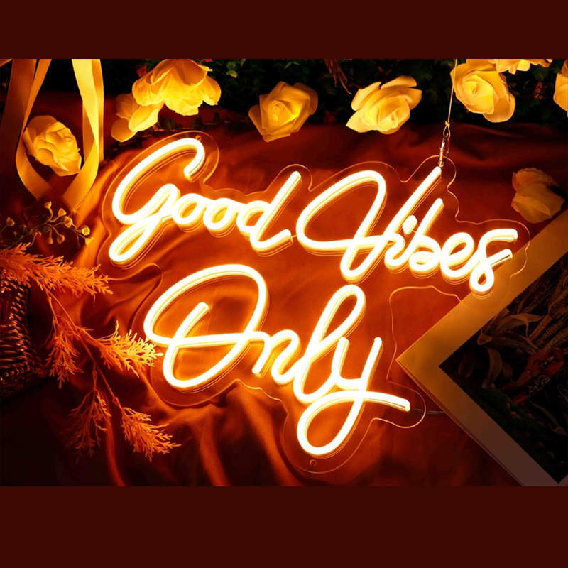 Good Vibes Only Neon Sign image 1