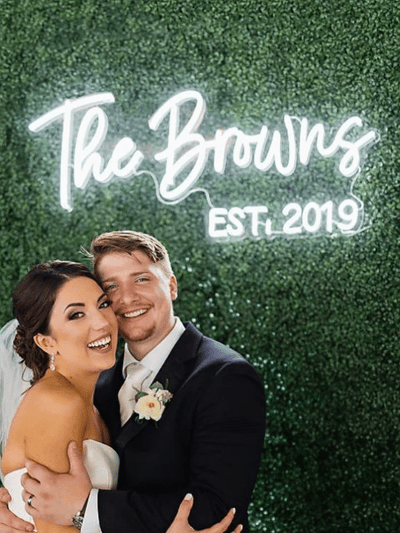 Wedding Neon Sign + EST Date image 3