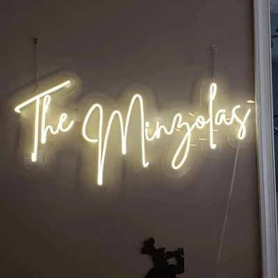 Last Name Neon Sign for Wedding image 2