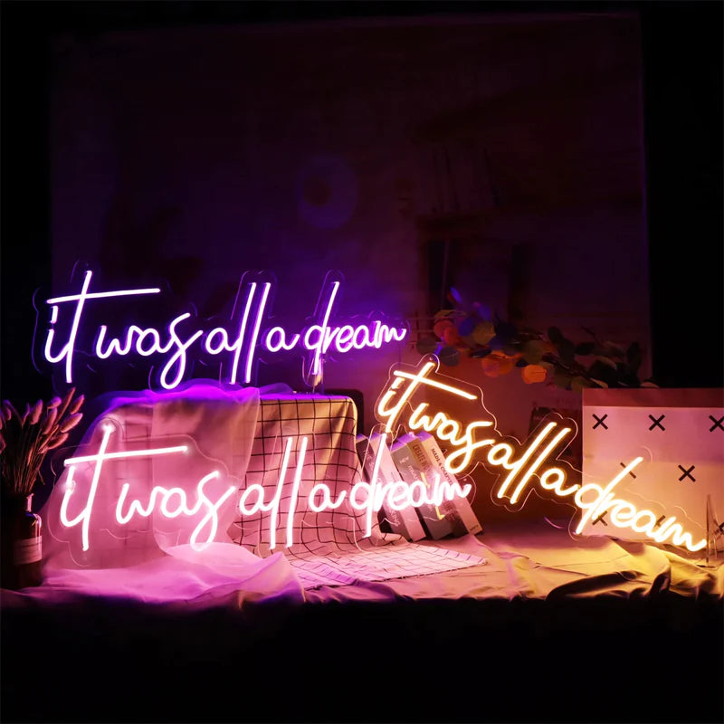 It was all a dream Wedding Neon Sign image 1