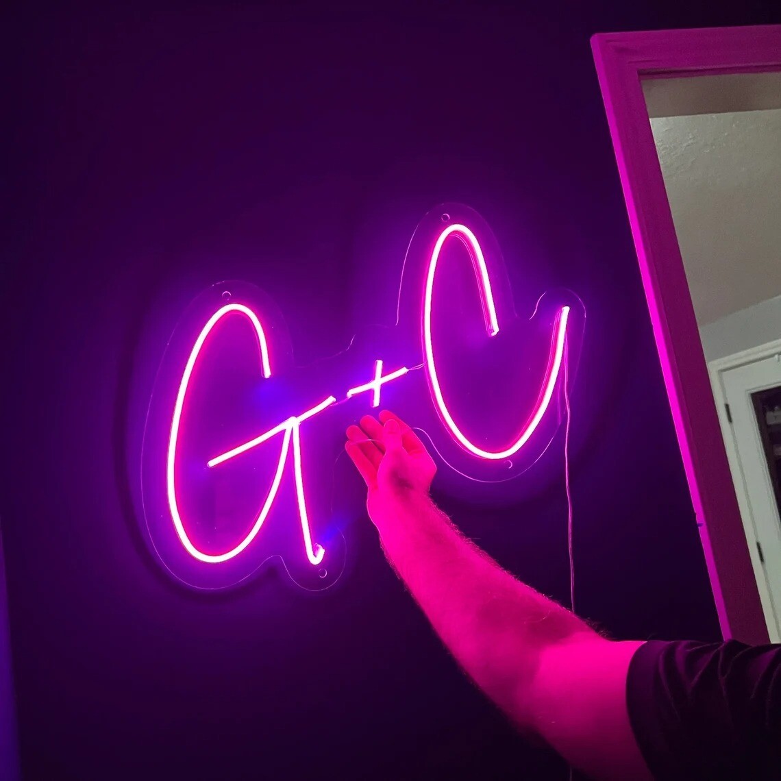 Initials Neon Sign image 0