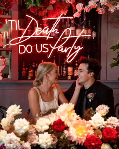 'Til Death Do Us Party Neon Sign image 0