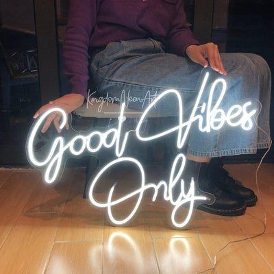 Good Vibes Only Neon Sign image 3