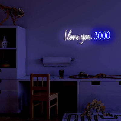 I Love You 3000 Neon Sign image 1