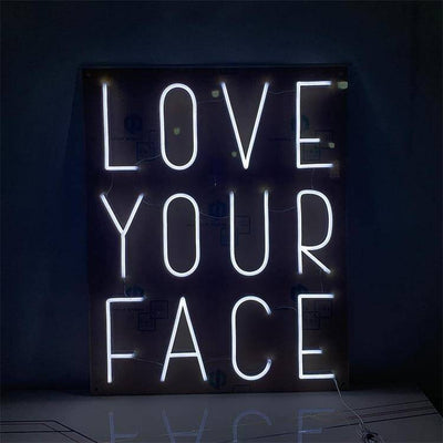Love Your Face Wedding Neon Sign image 1