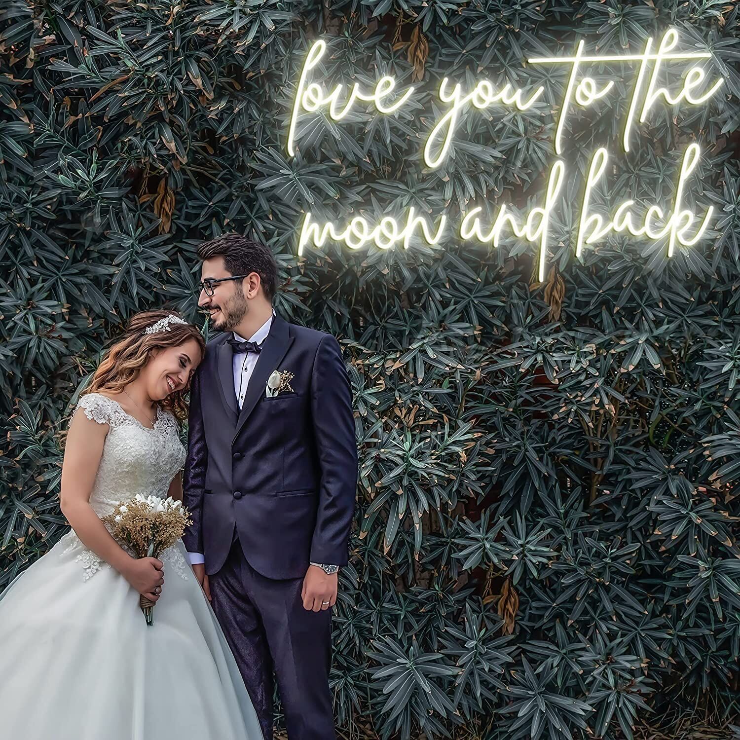 Love You to the Moon and Back Neon Sign image 1