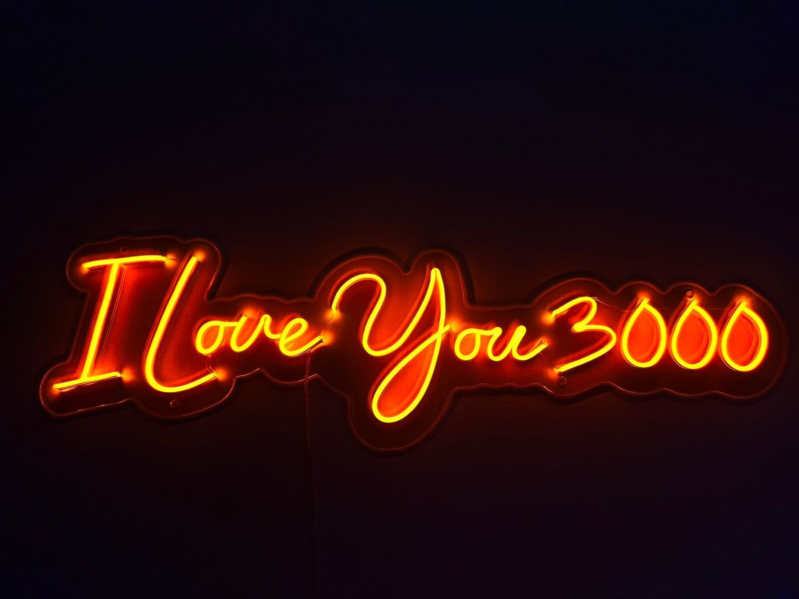 I Love You 3000 Neon Sign image 3