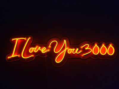 I Love You 3000 Neon Sign image 3