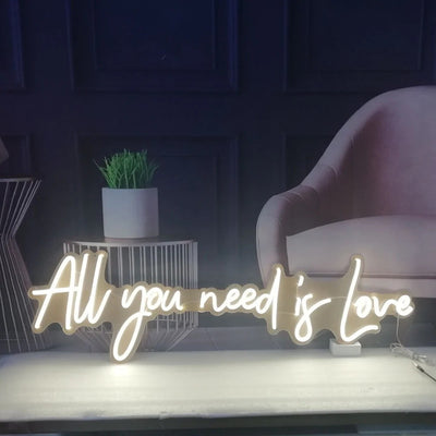 All you need is Love Neon Wedding Sign image 2